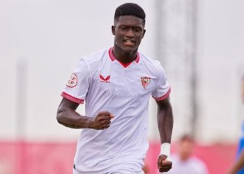 Bakary Sow inscrit son 14ème but de la saison avec les U19 du FC Séville